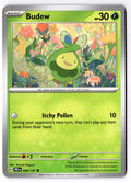 Budew 004/131 Common Prismatic Evolutions Pokemon Near Mint