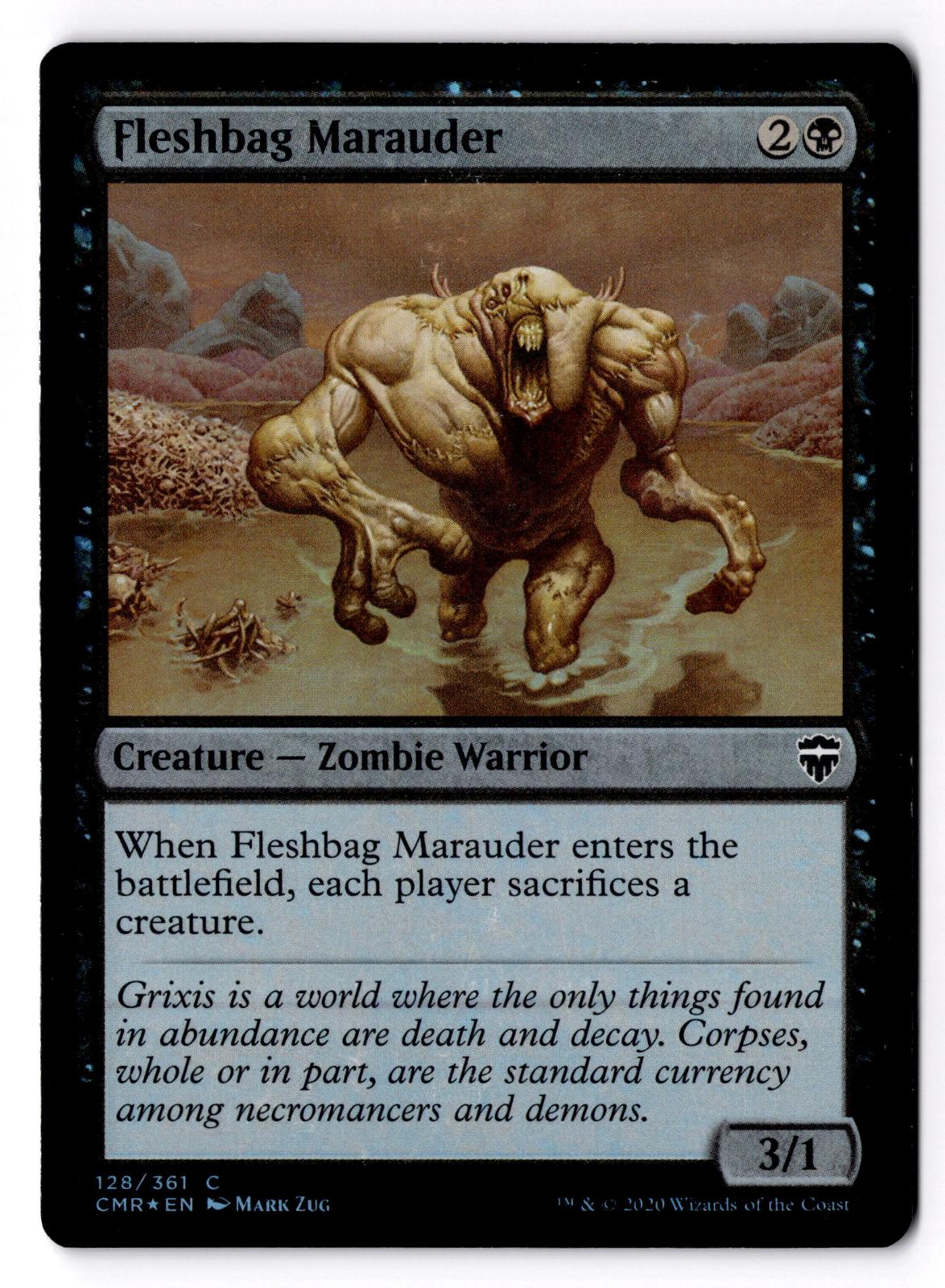 Fleshbag Marauder 128 Common Commander Legends Magic: The Gathering Foil LP