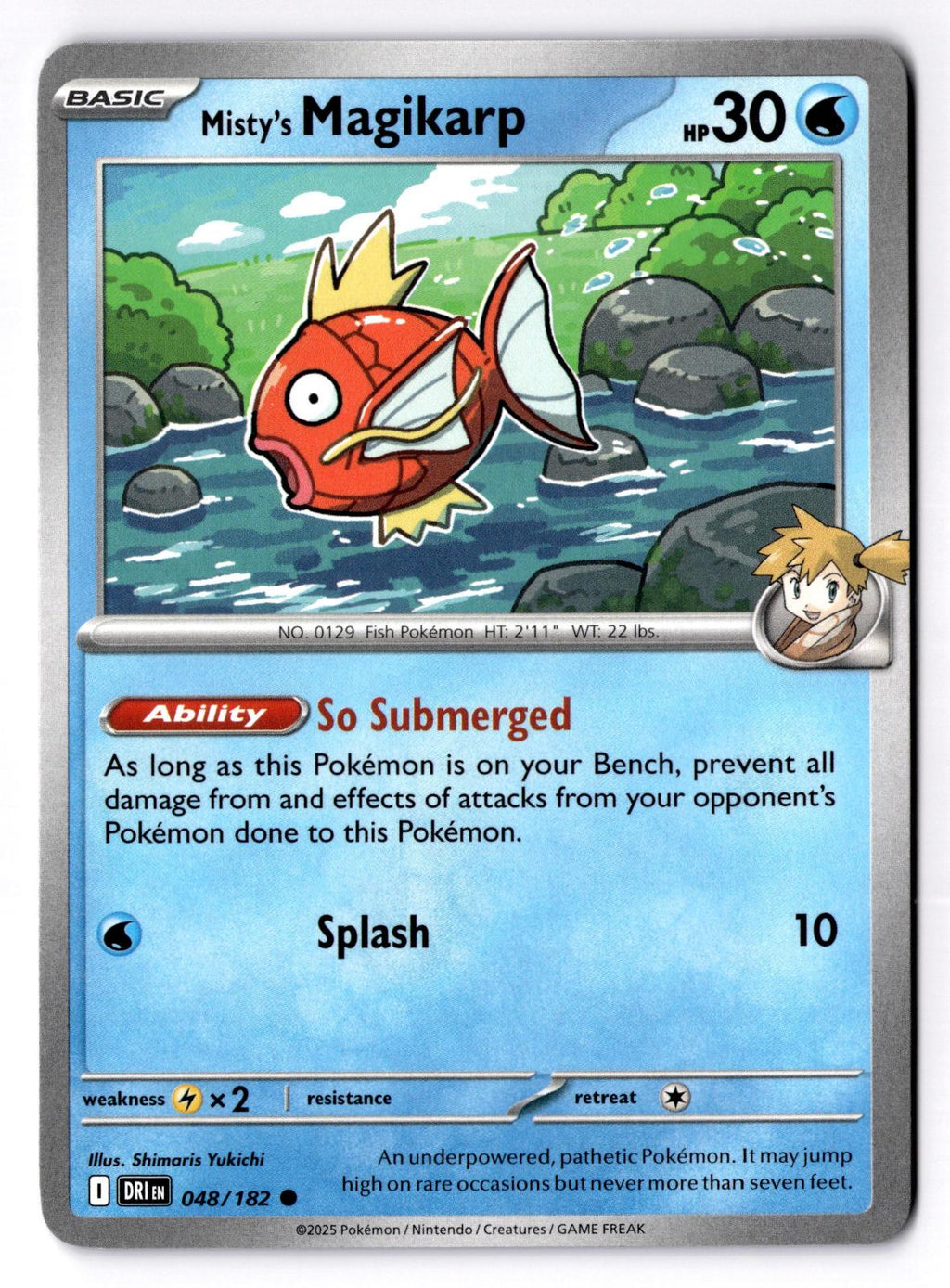 Misty's Magikarp 048/182 Common Destined Rivals Pokemon Near Mint