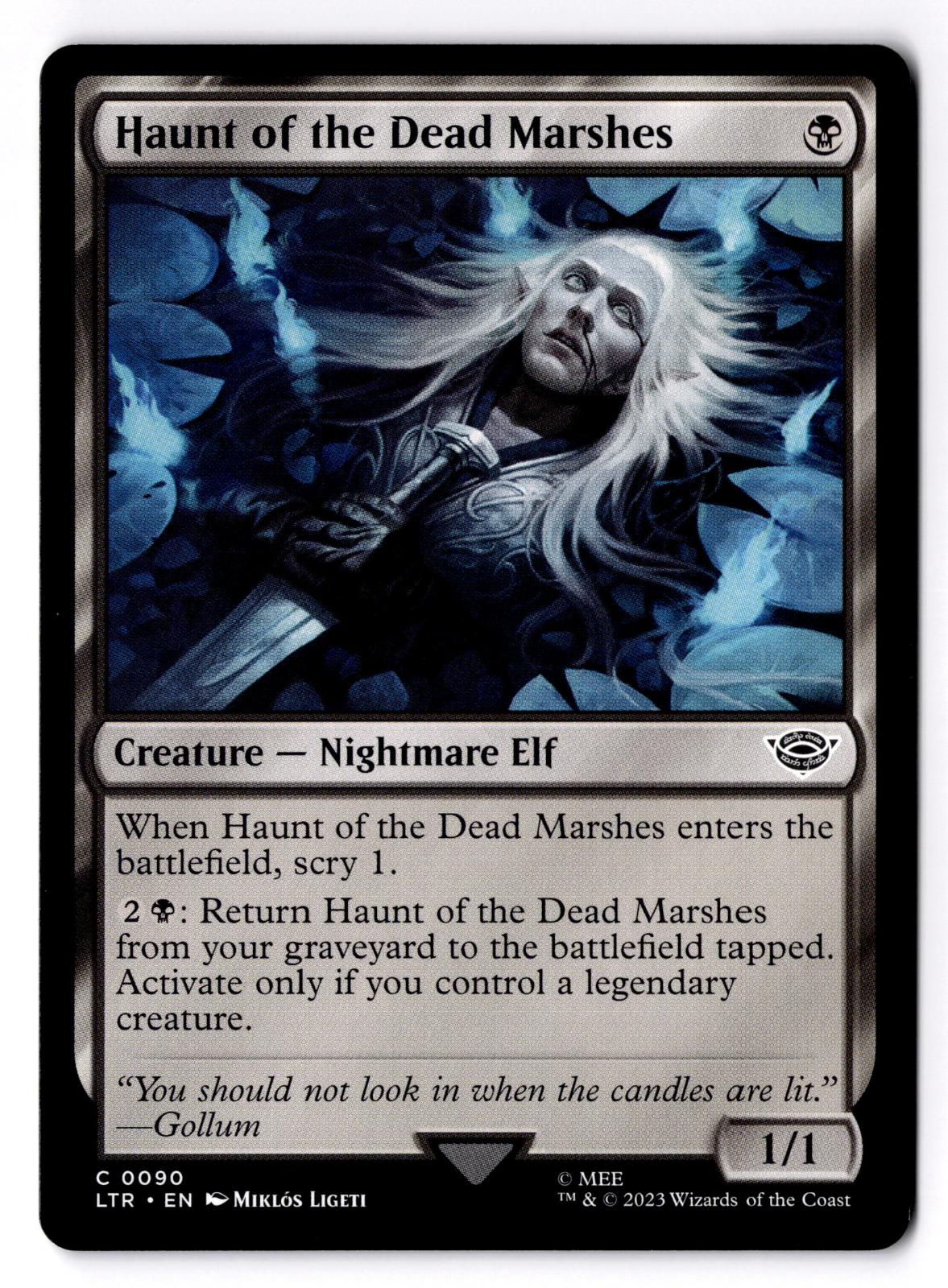 Haunt of the Dead Marshes 90 Magic: The Gathering LP