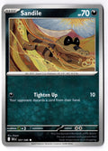 Sandile 057/086 Common Black Bolt Pokemon Near Mint