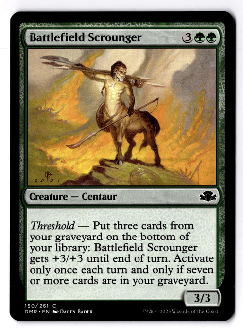Battlefield Scrounger 150 Common Dominaria Remastered Magic: The Gathering LP