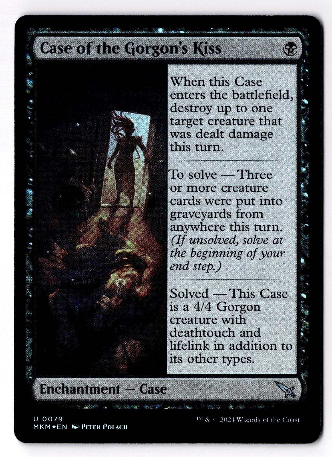Case of the Gorgon's Kiss (a) 79 Karlov Manor Magic: The Gathering Foil LP