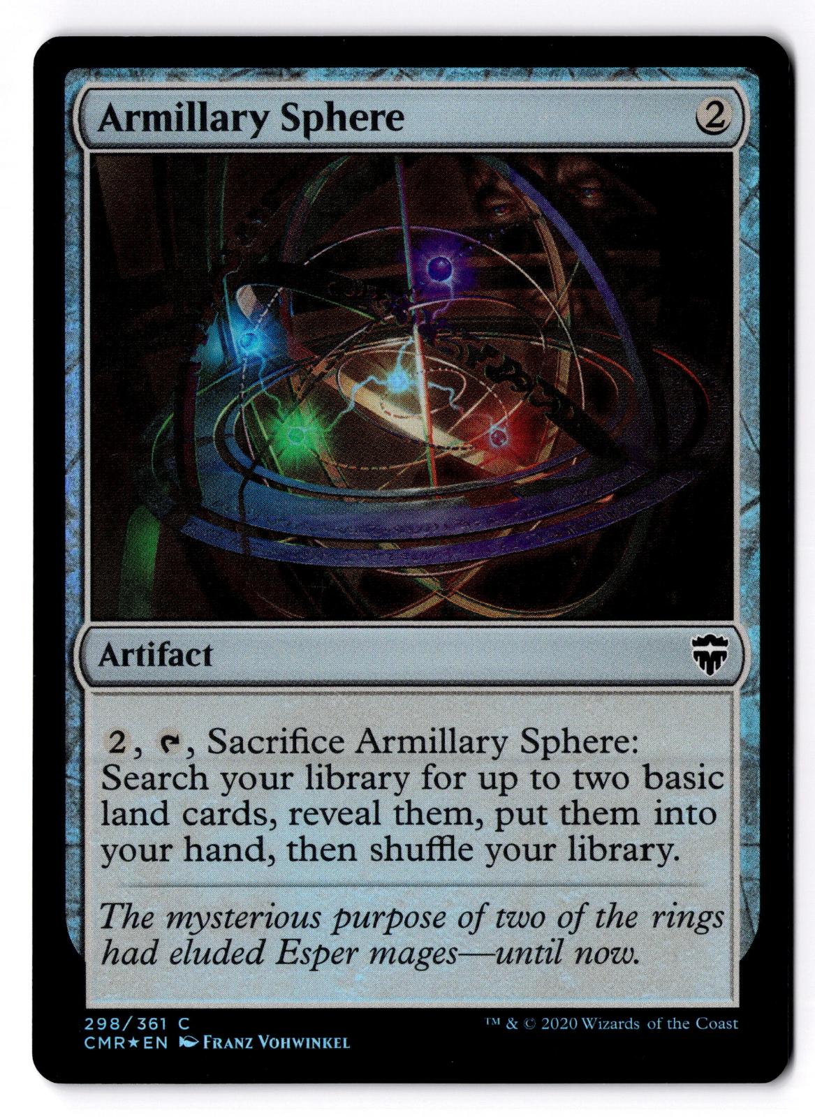 Armillary Sphere 298 Common Commander Legends Magic: The Gathering Foil LP