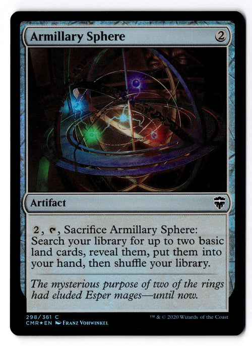 Armillary Sphere 298 Common Commander Legends Magic: The Gathering Foil LP