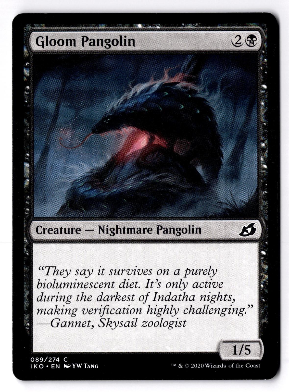 Gloom Pangolin 89 Common Ikoria: Lair of Behemoths Magic: The Gathering LP