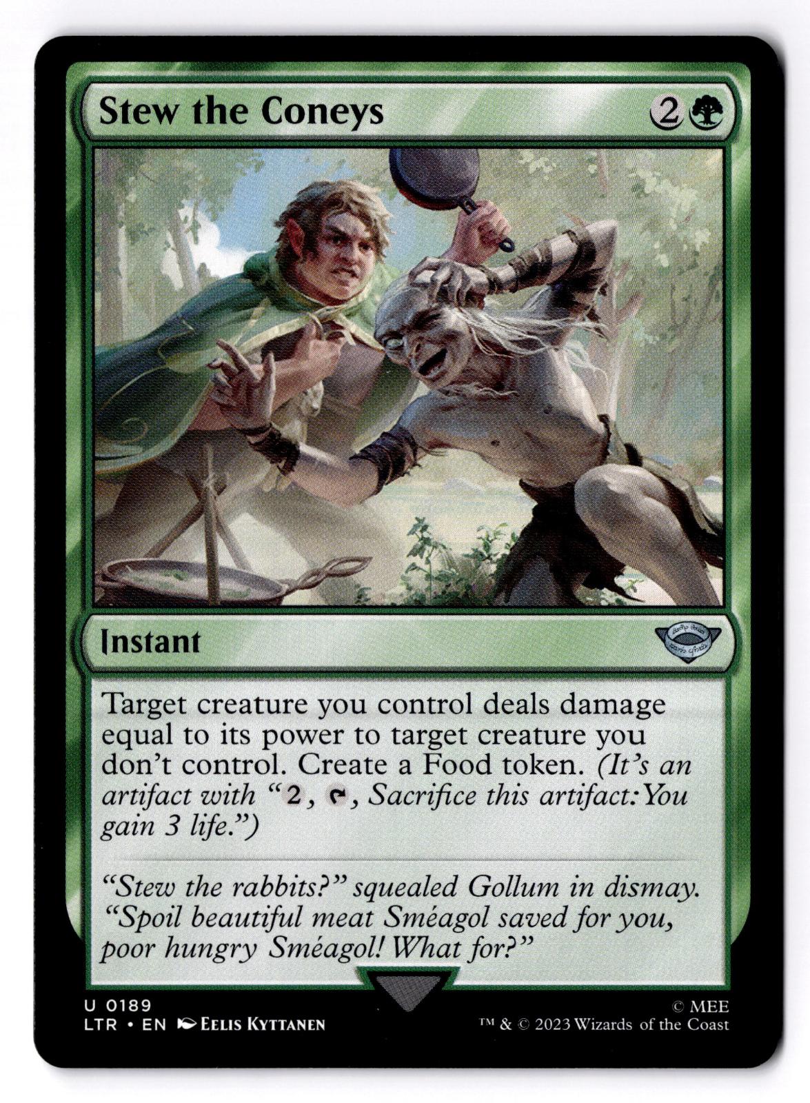 Stew the Coneys 189 The Lord of the Rings Magic: The Gathering LP