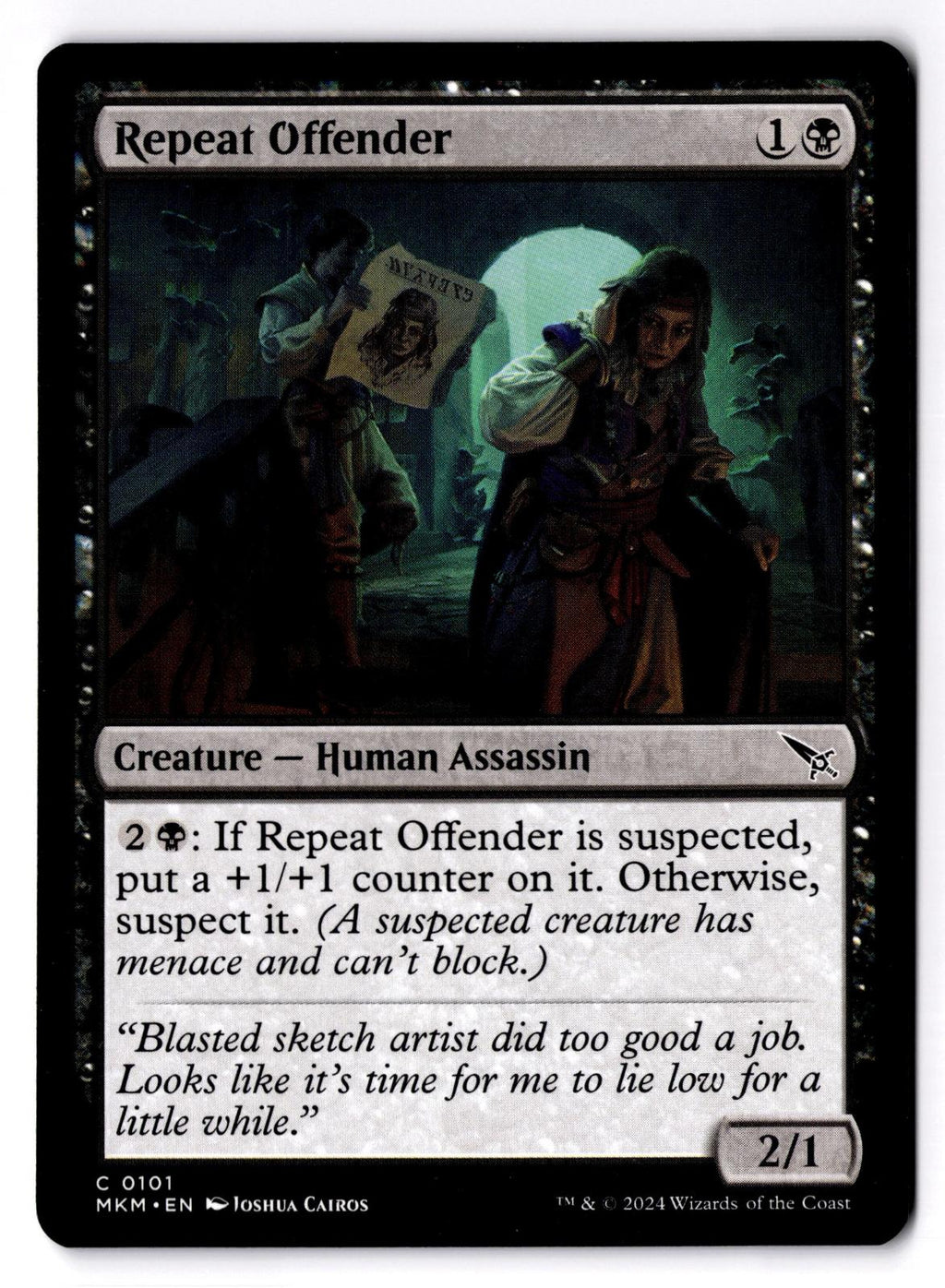 Repeat Offender 101 Common Murders at Karlov Manor Magic: The Gathering LP