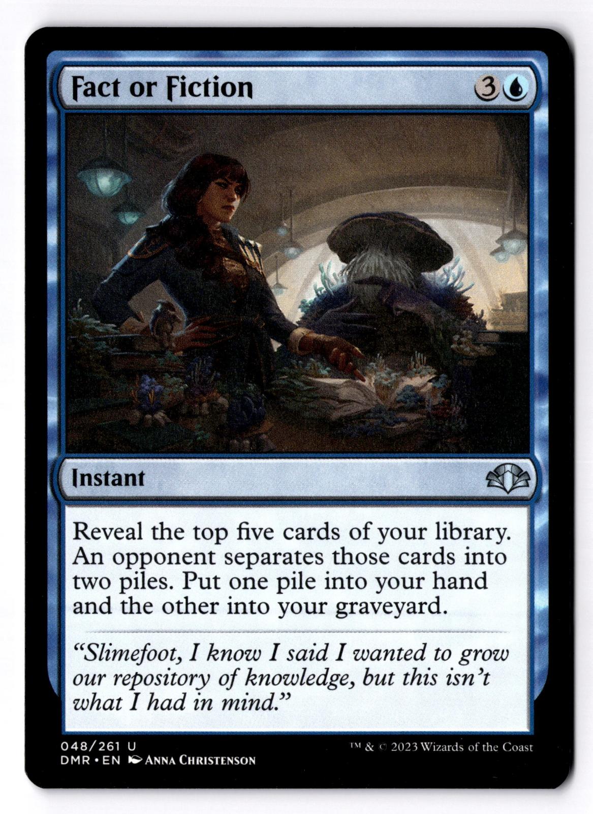 Fact or Fiction 48 Uncommon Dominaria Remastered Magic: The Gathering MP