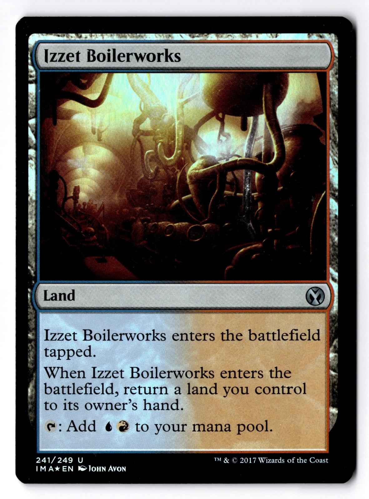 Izzet Boilerworks 241 Uncommon Iconic Masters Magic: The Gathering Foil LP