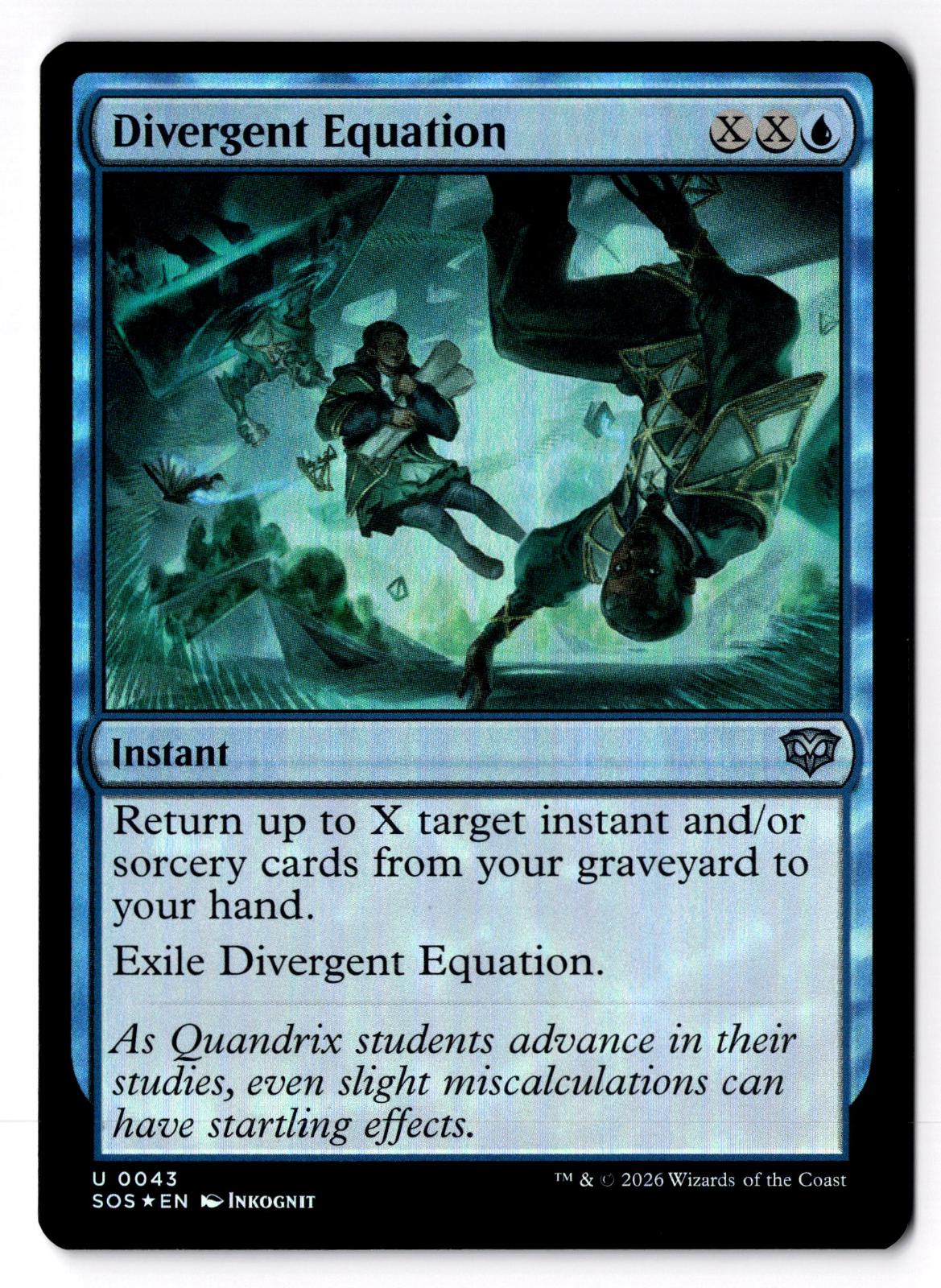 Divergent Equation 43 Secrets of Strixhaven Magic: The Gathering Foil LP
