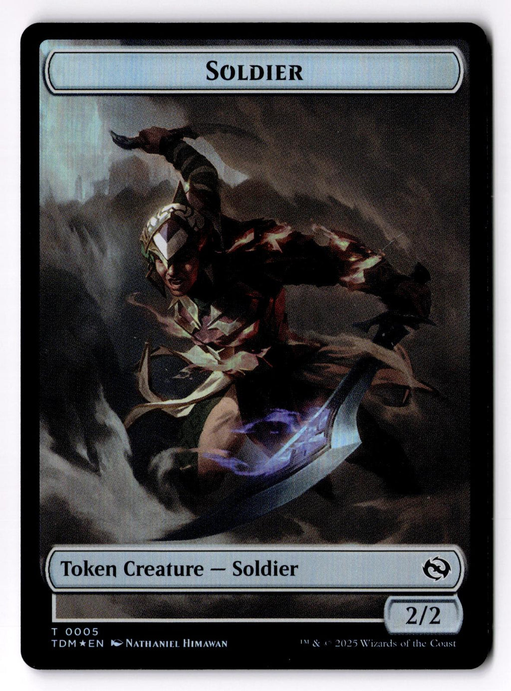 Soldier // Soldier Double-Sided Token 4 // 5 Magic: The Gathering Foil LP