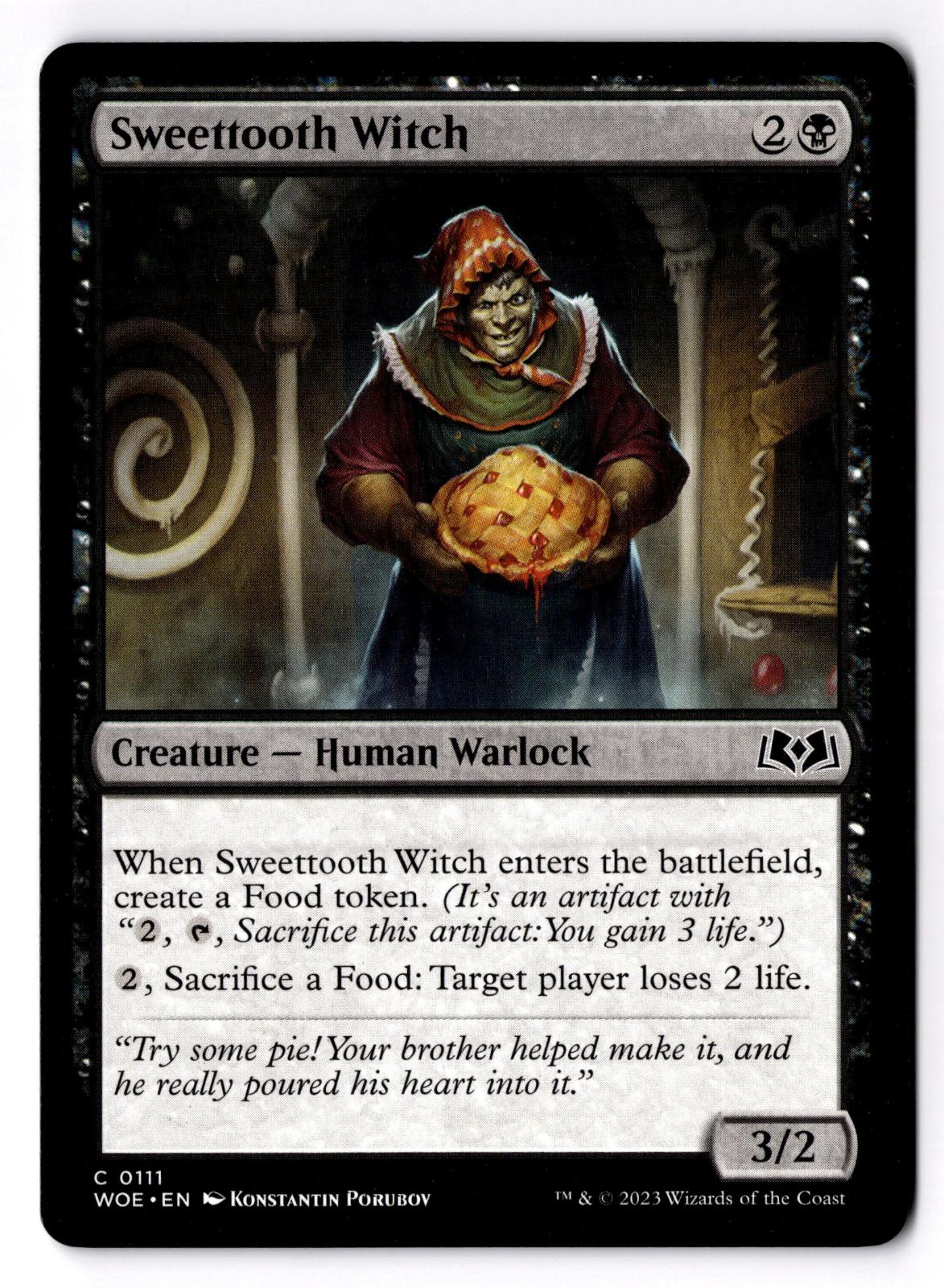 Sweettooth Witch 111 Common Wilds of Eldraine Magic: The Gathering LP