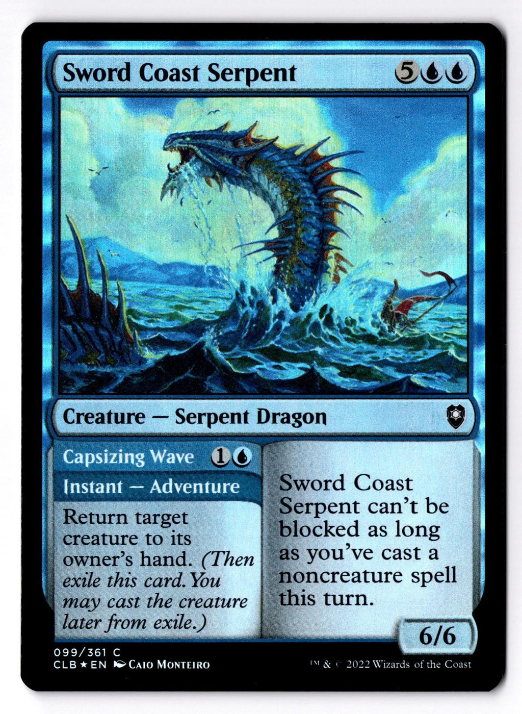 Sword Coast Serpent 99 Magic: The Gathering Foil LP