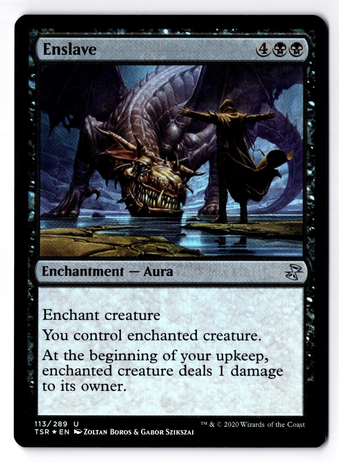Enslave 113 Uncommon Time Spiral: Remastered Magic: The Gathering Foil LP