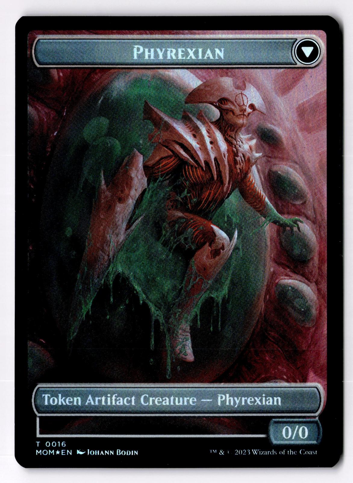 Incubator // Phyrexian Double-Sided Token 16 Magic: The Gathering Foil LP