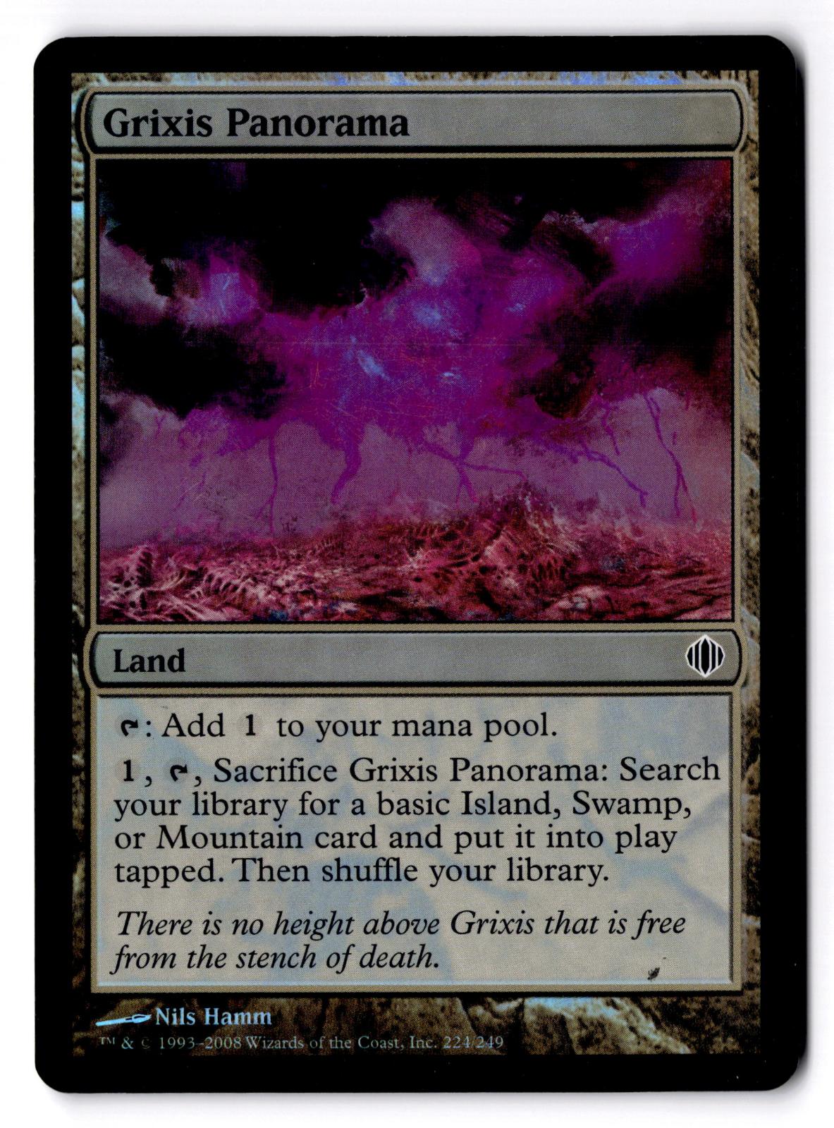 Grixis Panorama 224 Common Shards of Alara Magic: The Gathering Foil LP