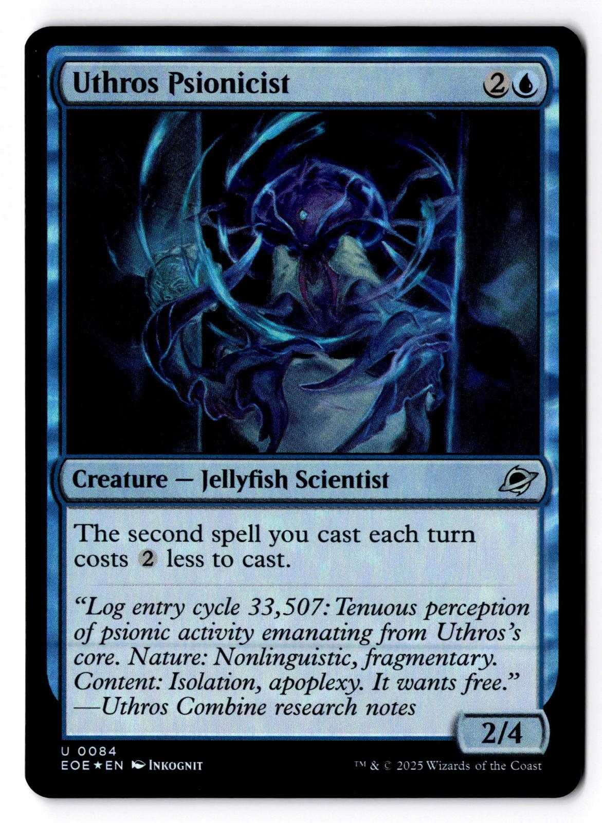 Uthros Psionicist 84 Uncommon Edge of Eternities Magic: The Gathering Foil LP