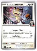 Team Rocket's Meowth 149/182 Common Destined Rivals Pokemon Near Mint