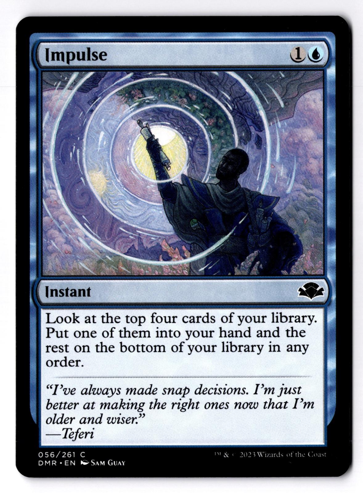 Impulse 56 Common Dominaria Remastered Magic: The Gathering Lightly Played