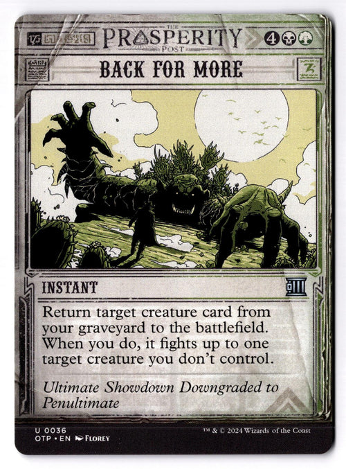 Back for More 36 Magic: The Gathering LP