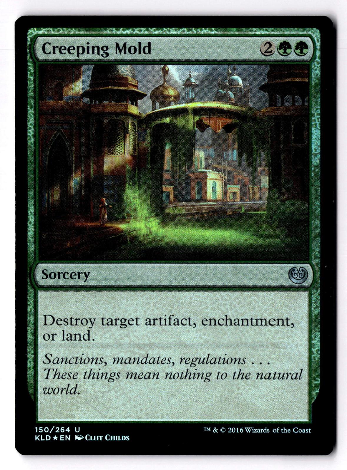 Creeping Mold 150 Uncommon Kaladesh Magic: The Gathering Foil Moderately Played