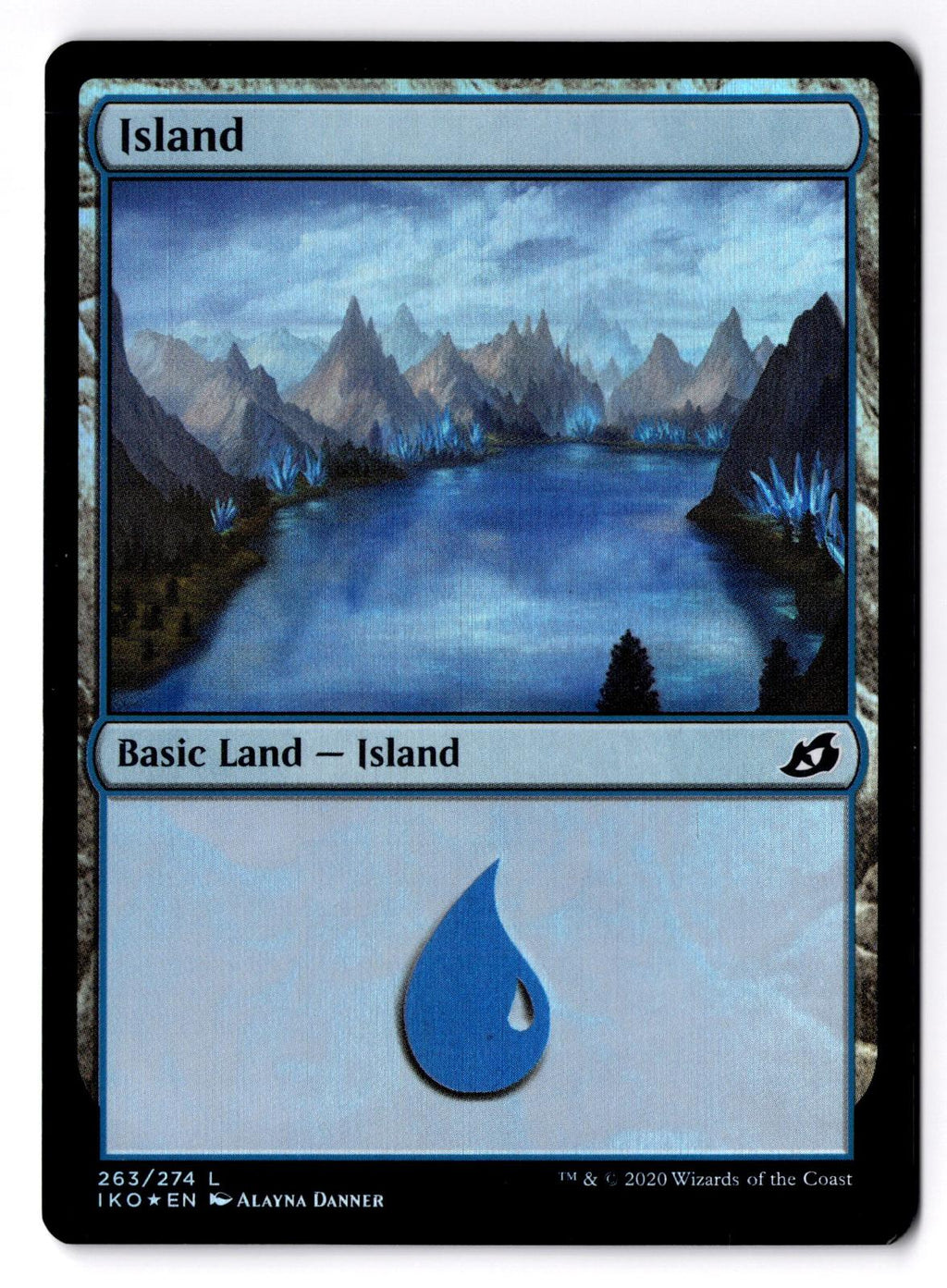 Island (263) 263 Land Ikoria: Lair of Behemoths Magic: The Gathering Foil LP