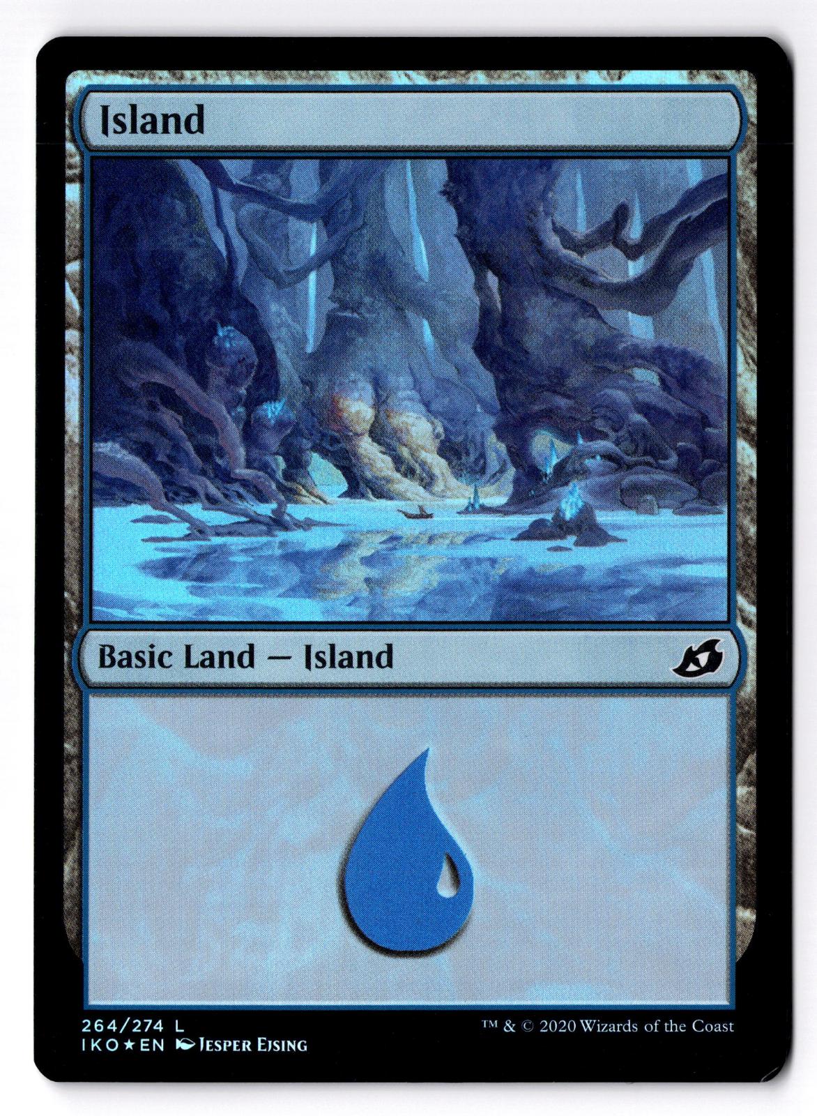 Island (264) 264 Land Ikoria: Lair of Behemoths Magic: The Gathering Foil LP