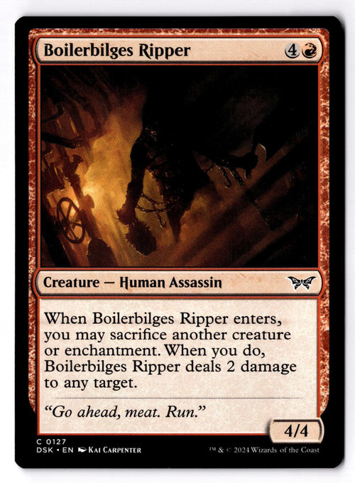 Boilerbilges Ripper 127 Duskmourn: House of Horror Magic: The Gathering LP