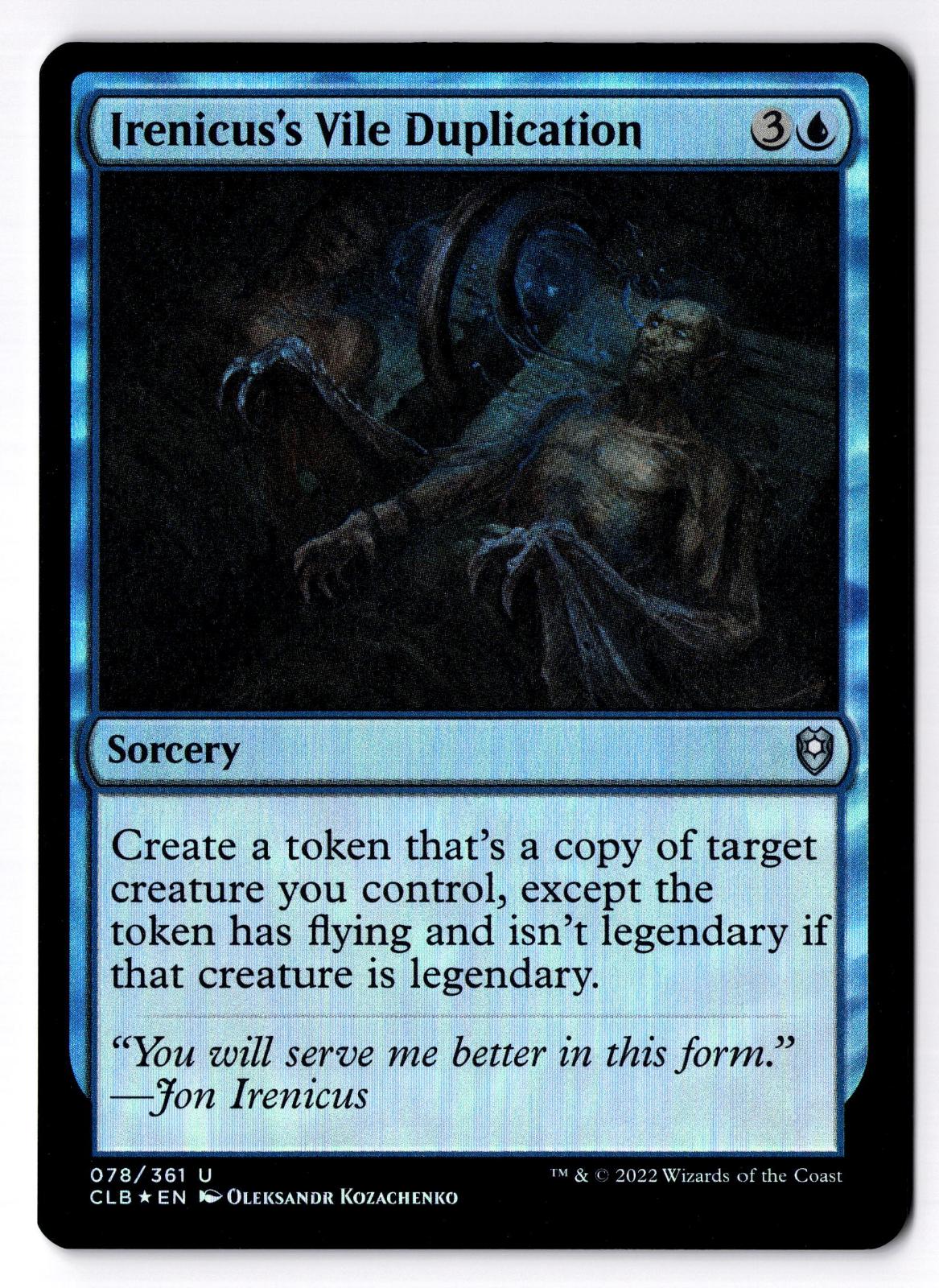 Irenicus's Vile Duplication 78 Magic: The Gathering Foil NM
