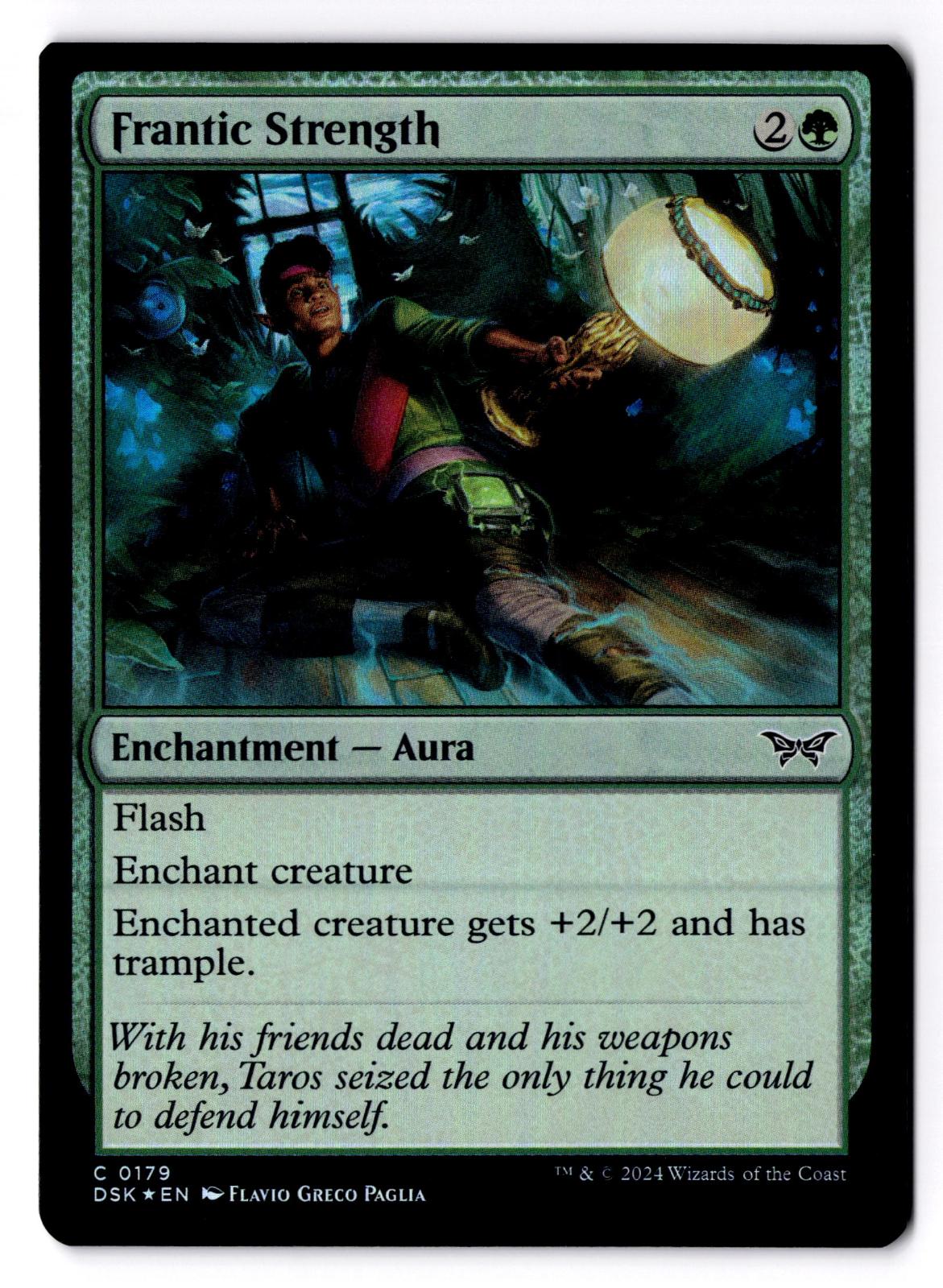 Frantic Strength 179 Duskmourn: House of Horror Magic: The Gathering Foil LP
