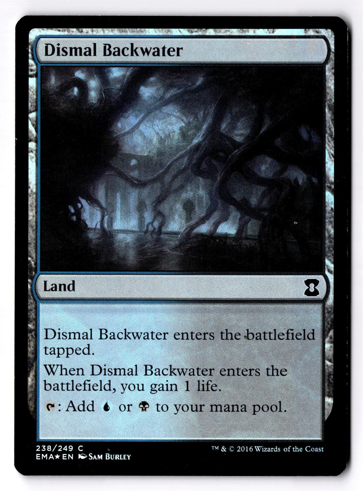 Dismal Backwater 238 Common Eternal Masters Magic: The Gathering Foil MP