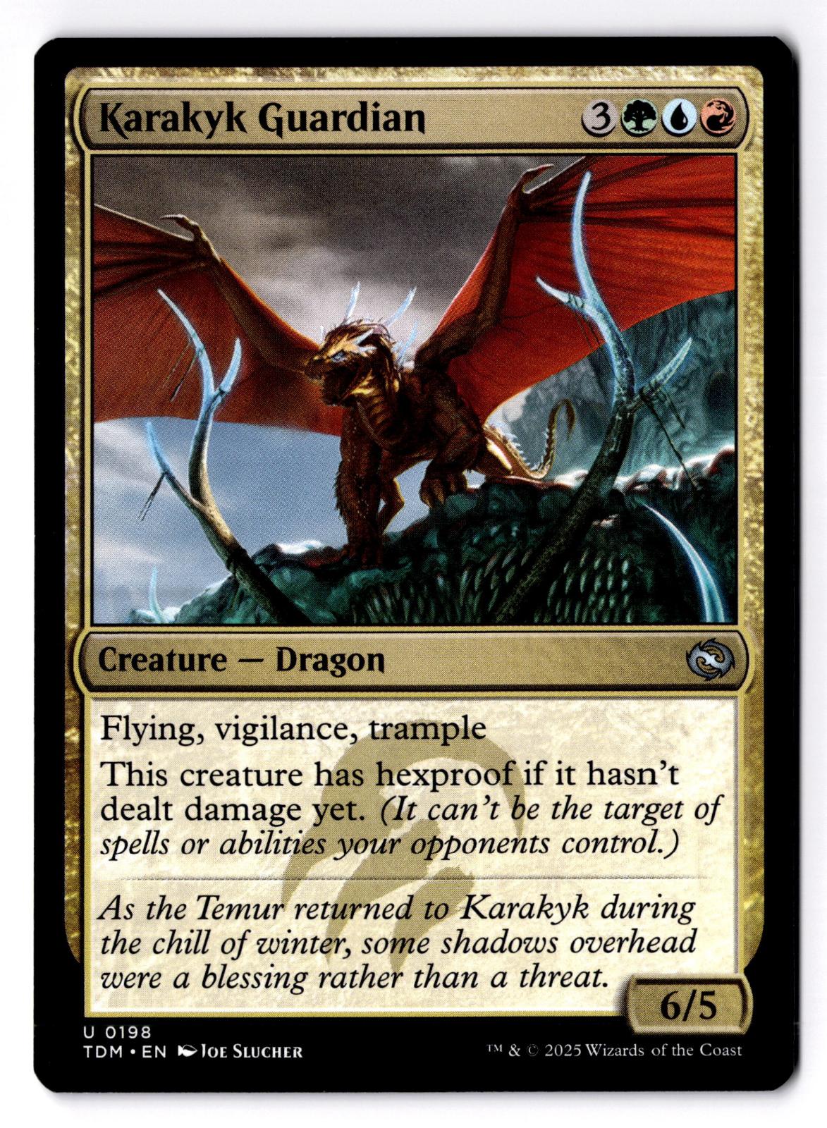 Karakyk Guardian 198 Uncommon Tarkir: Dragonstorm Magic: The Gathering LP