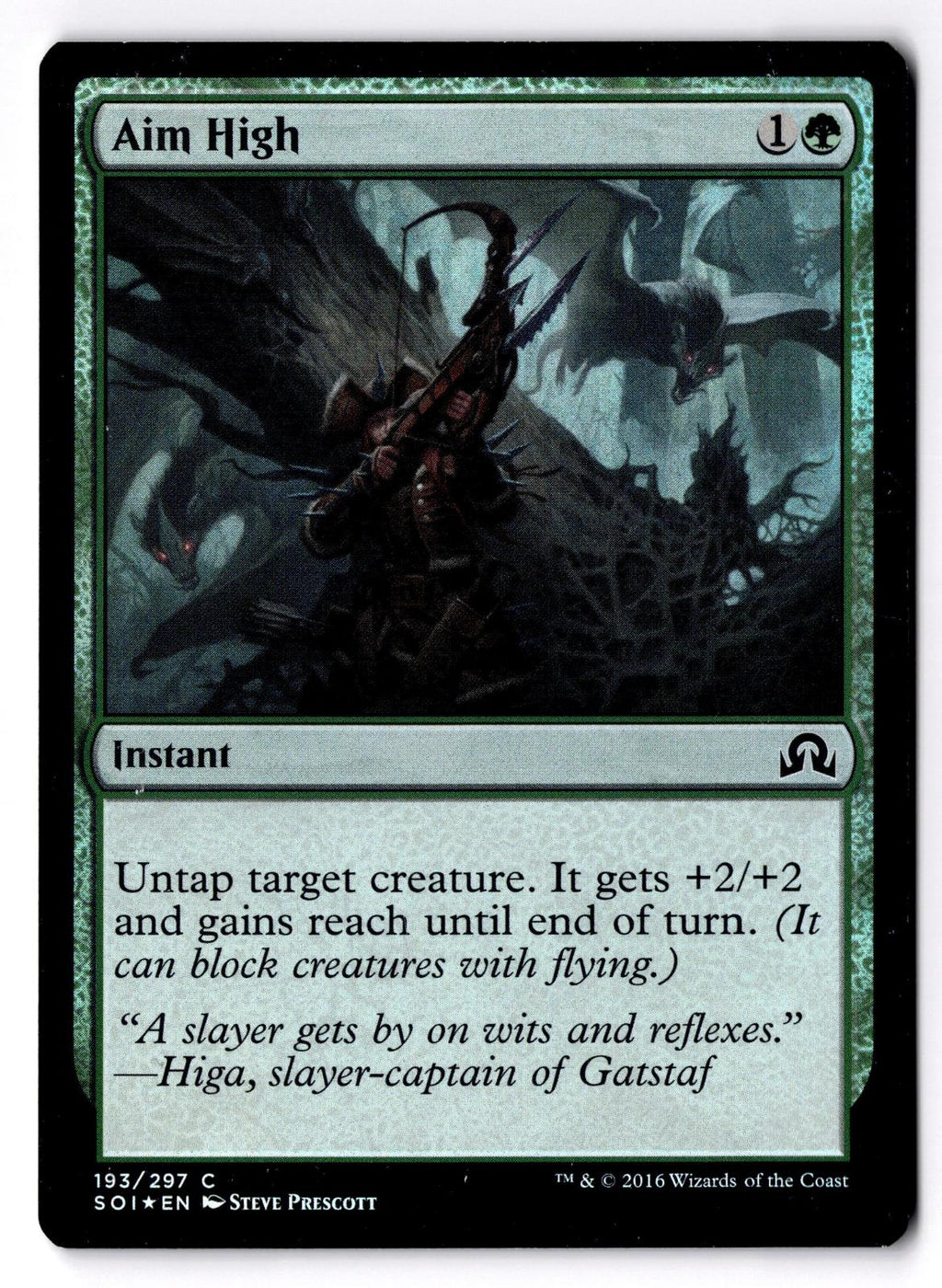 Aim High 193 Common Shadows over Innistrad Magic: The Gathering Foil LP