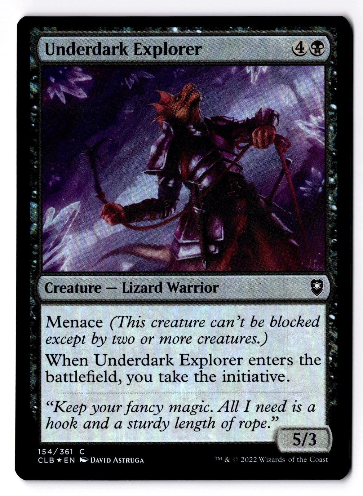 Underdark Explorer 154 Magic: The Gathering Foil LP