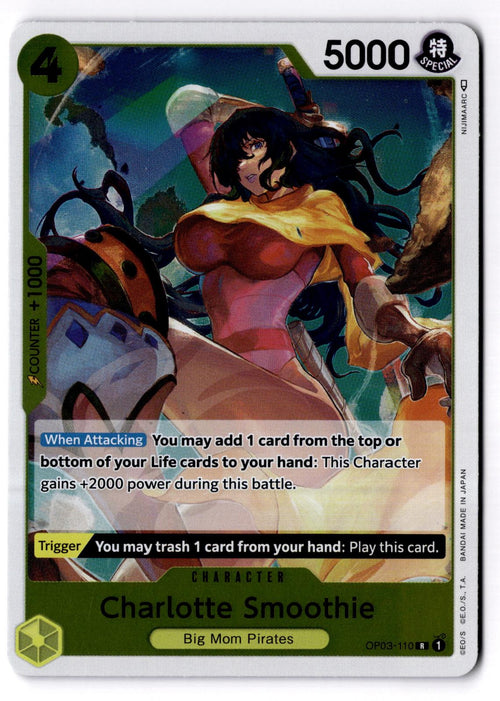 Charlotte Smoothie OP03-110 Rare Pillars of Strength One Piece Foil Near Mint