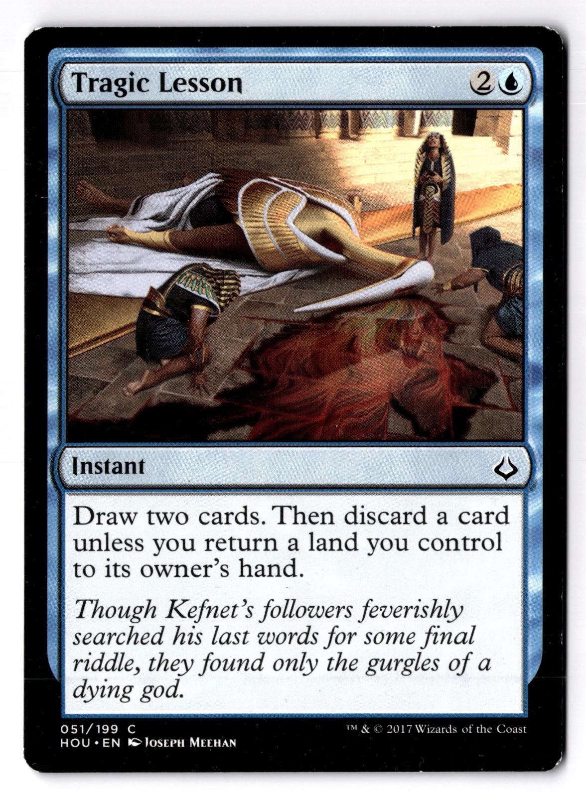 Tragic Lesson 51 Common Hour of Devastation Magic: The Gathering MP