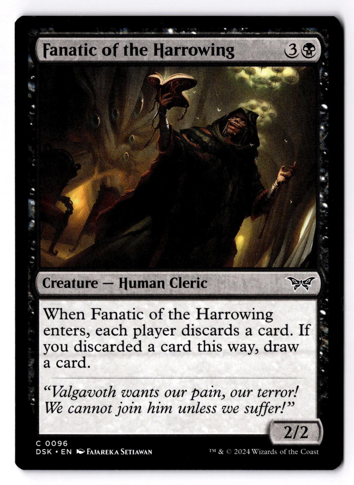 Fanatic of the Harrowing 96 Duskmourn: House of Horror Magic: The Gathering LP
