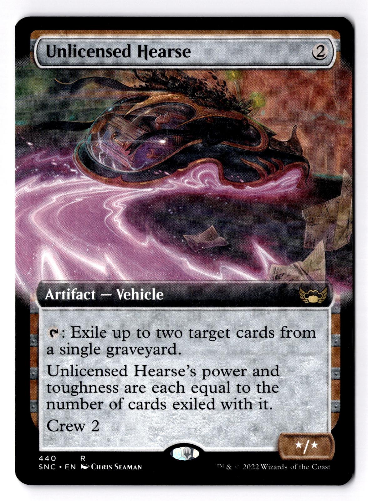 Unlicensed Hearse (Extended Art) 440 Streets of New Capenna LP