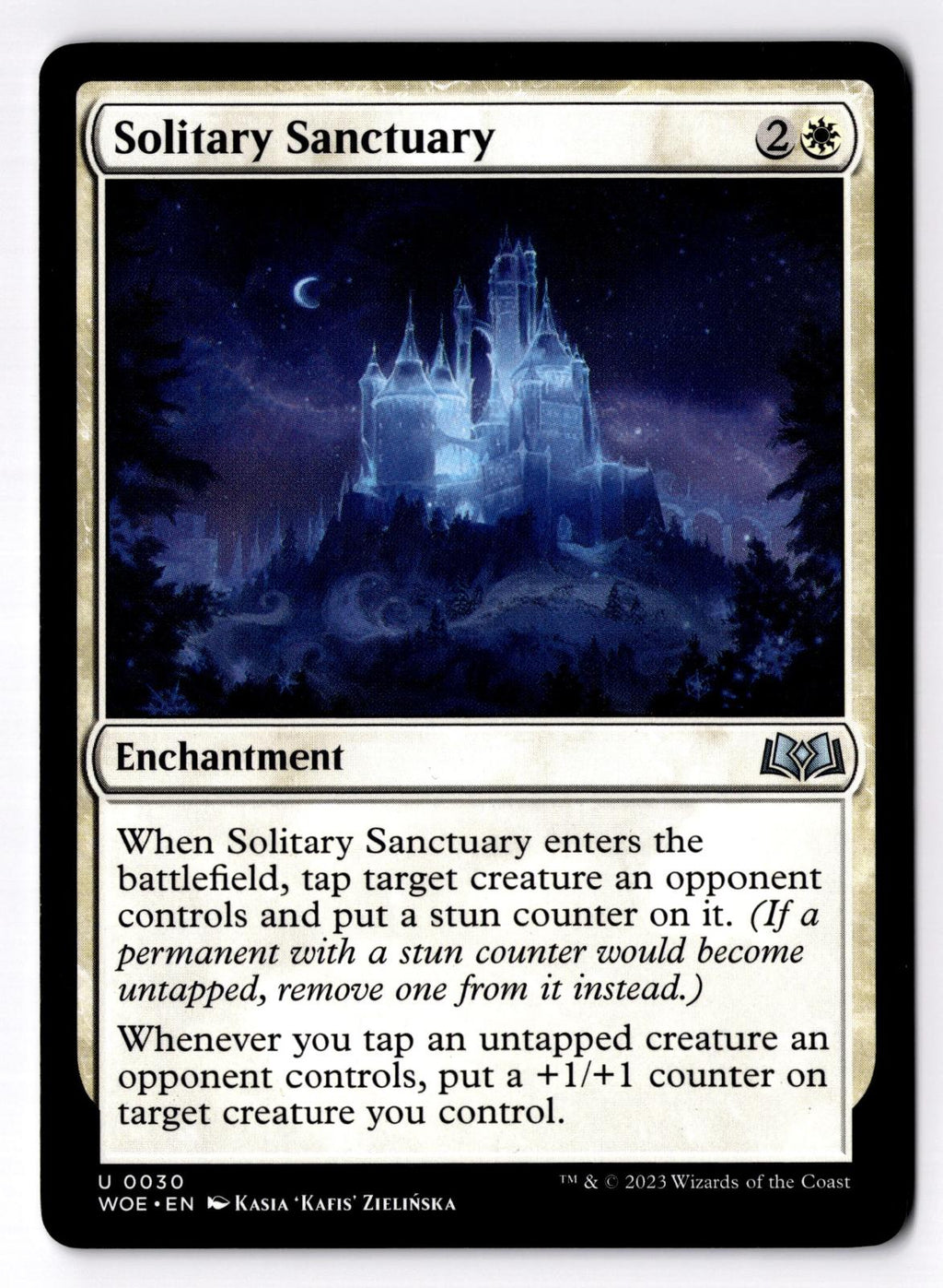 Solitary Sanctuary 30 Uncommon Wilds of Eldraine Magic: The Gathering LP