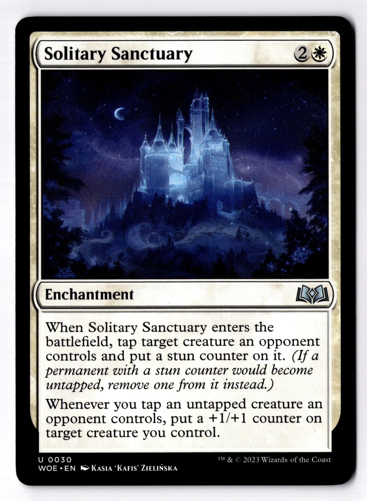Solitary Sanctuary 30 Uncommon Wilds of Eldraine Magic: The Gathering LP