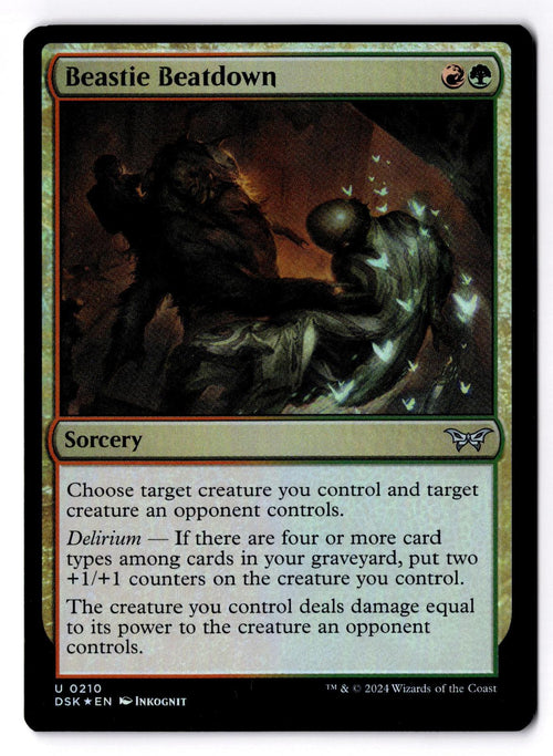 Beastie Beatdown 210 Duskmourn: House of Horror Magic: The Gathering Foil LP