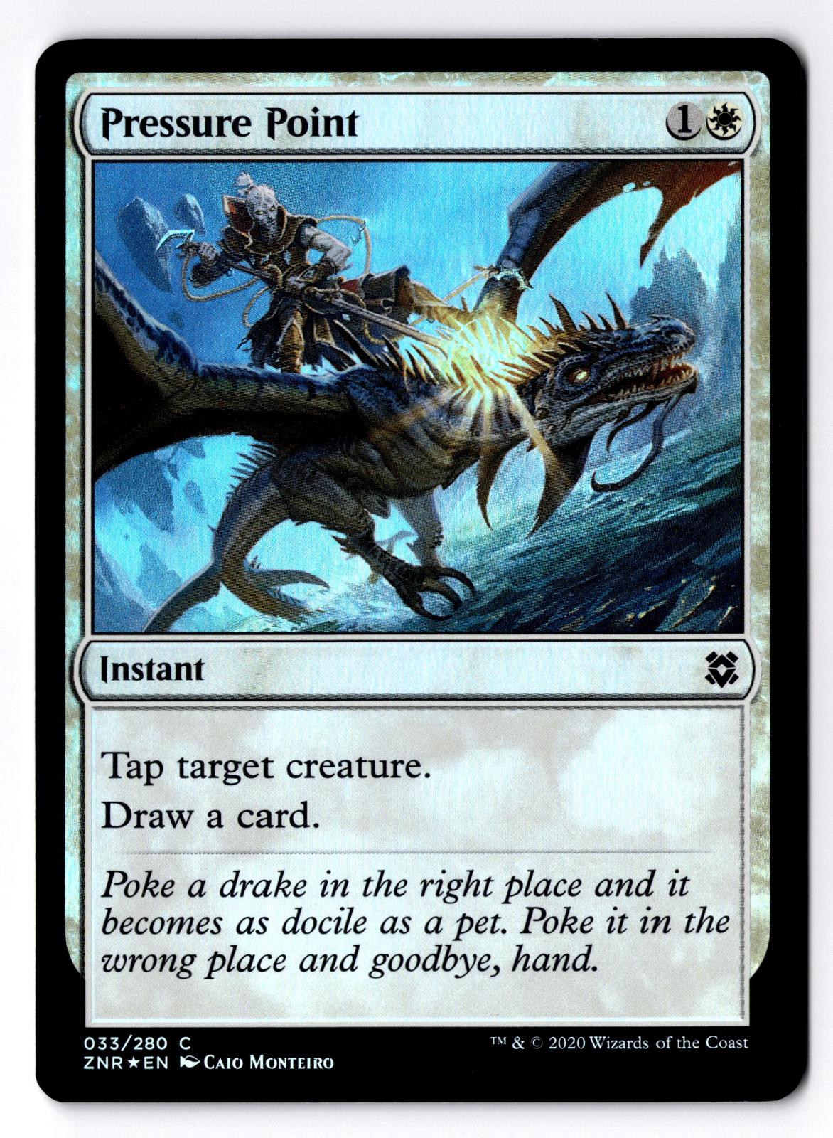 Pressure Point 33 Common Zendikar Rising Magic: The Gathering Foil LP