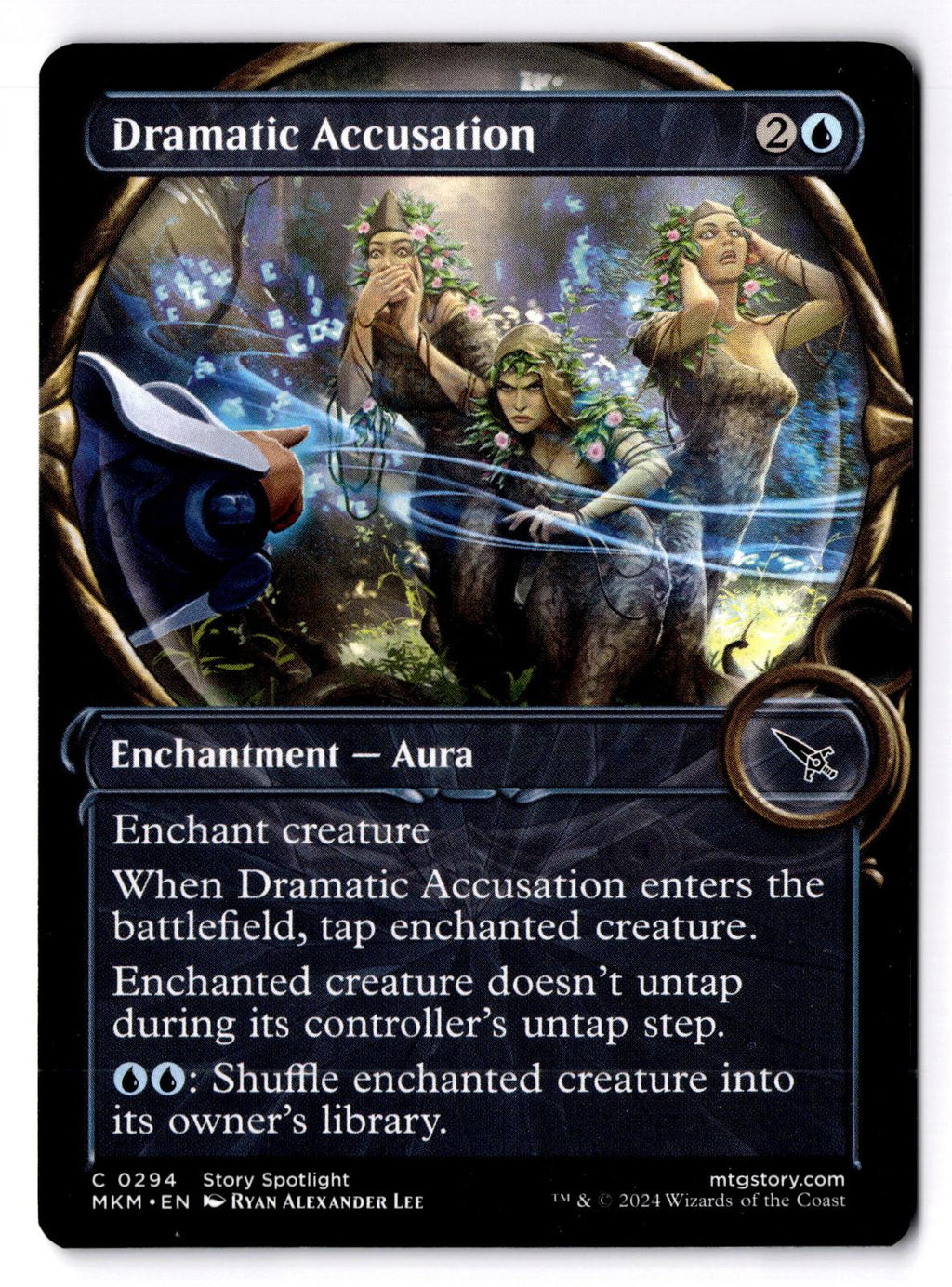 Dramatic Accusation (Showcase) 294 Magic: The Gathering LP