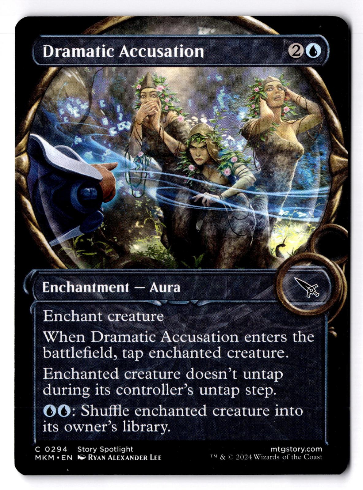 Dramatic Accusation (Showcase) 294 Magic: The Gathering LP