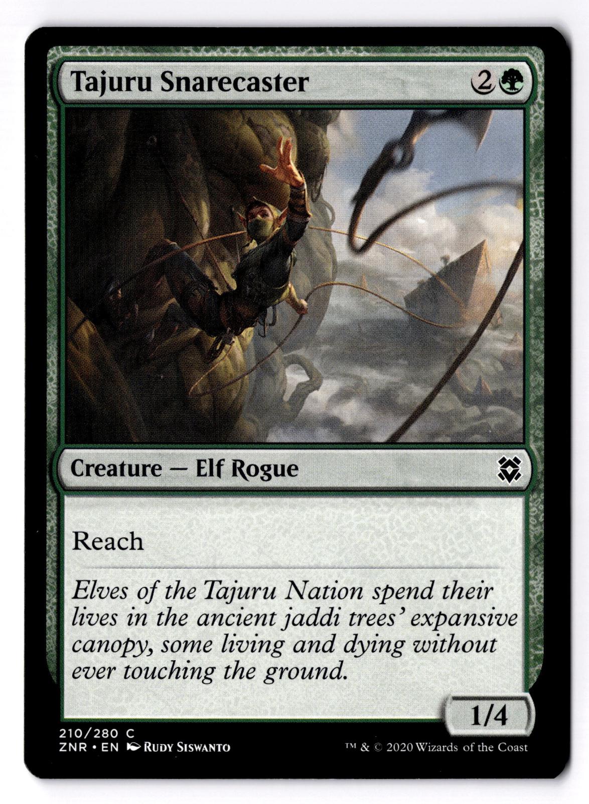 Tajuru Snarecaster 210 Common Zendikar Rising Magic: The Gathering LP