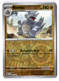 Rhydon 075/142 Common Stellar Crown Pokemon Reverse Holo Near Mint