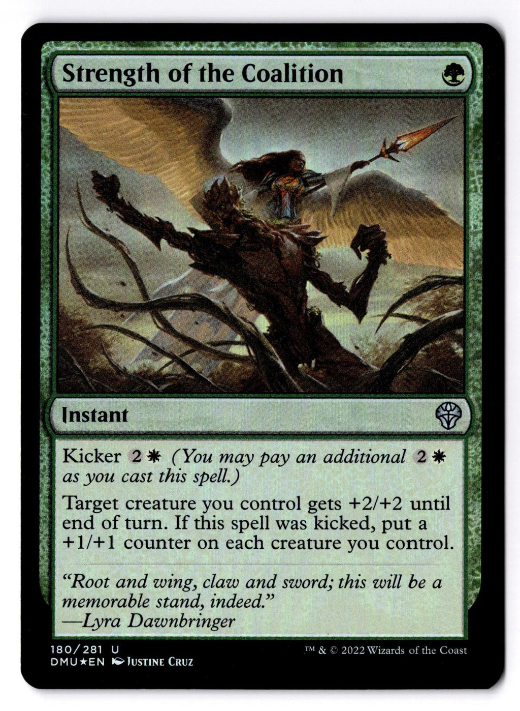 Strength of the Coalition 180 Dominaria United Magic: The Gathering Foil LP