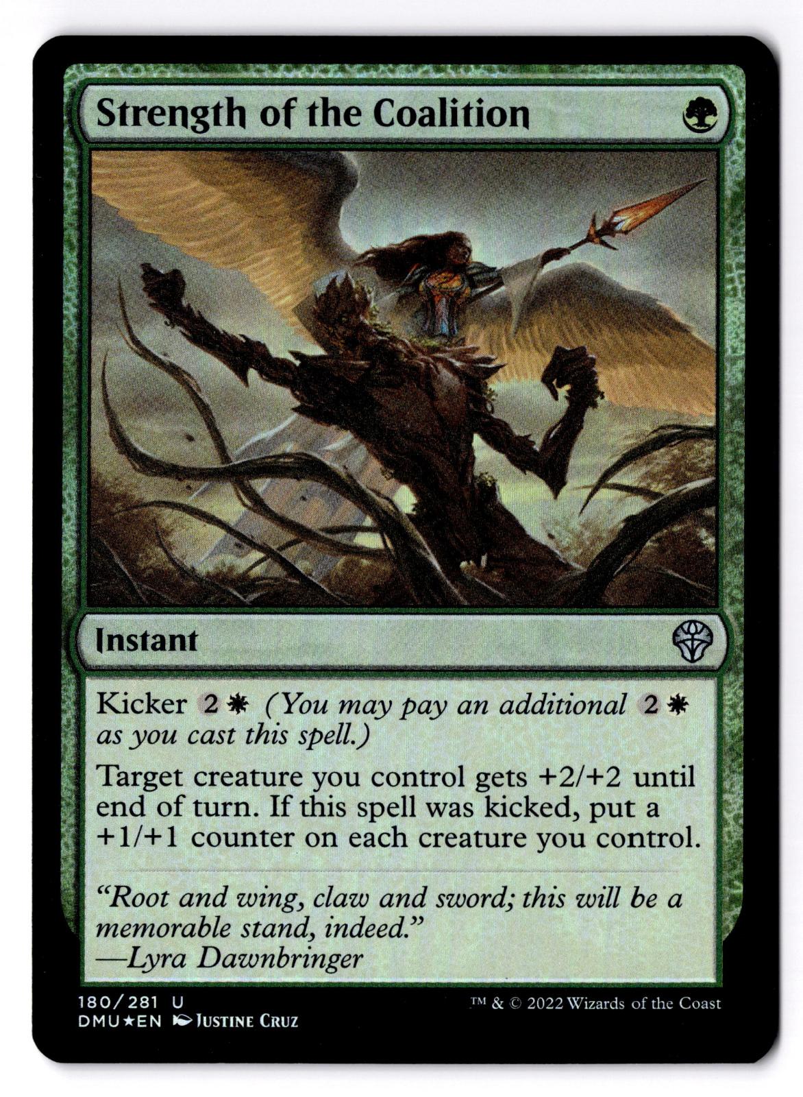 Strength of the Coalition 180 Dominaria United Magic: The Gathering Foil LP