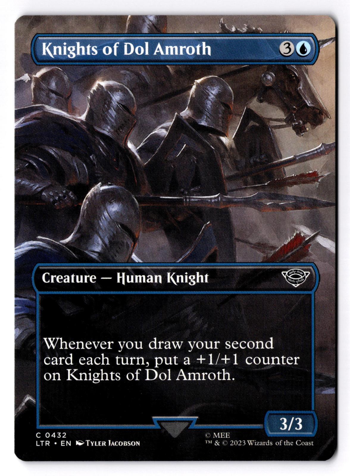 Knights of Dol Amroth 432 The Lord of the Rings Magic: The Gathering LP